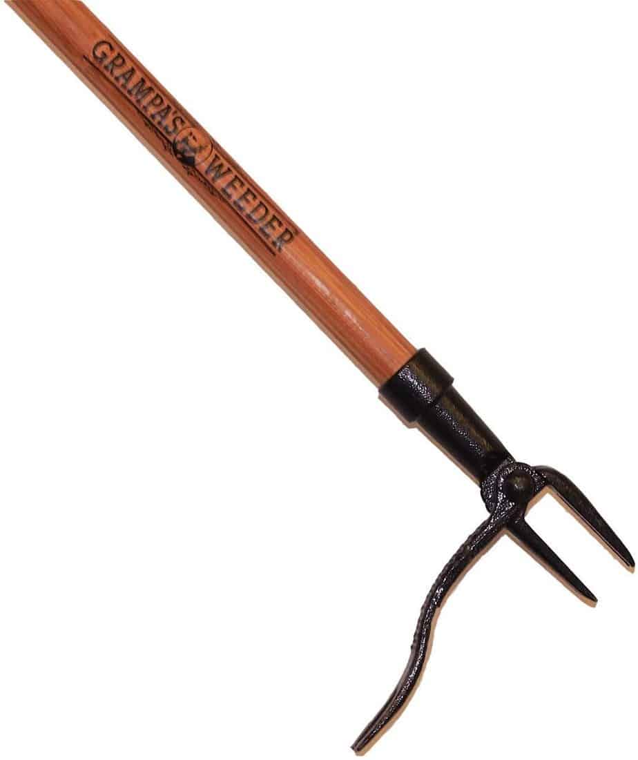Grampa’s Weed Puller Tool – The Original Stand Up Weed Puller Tool with Long Handle
