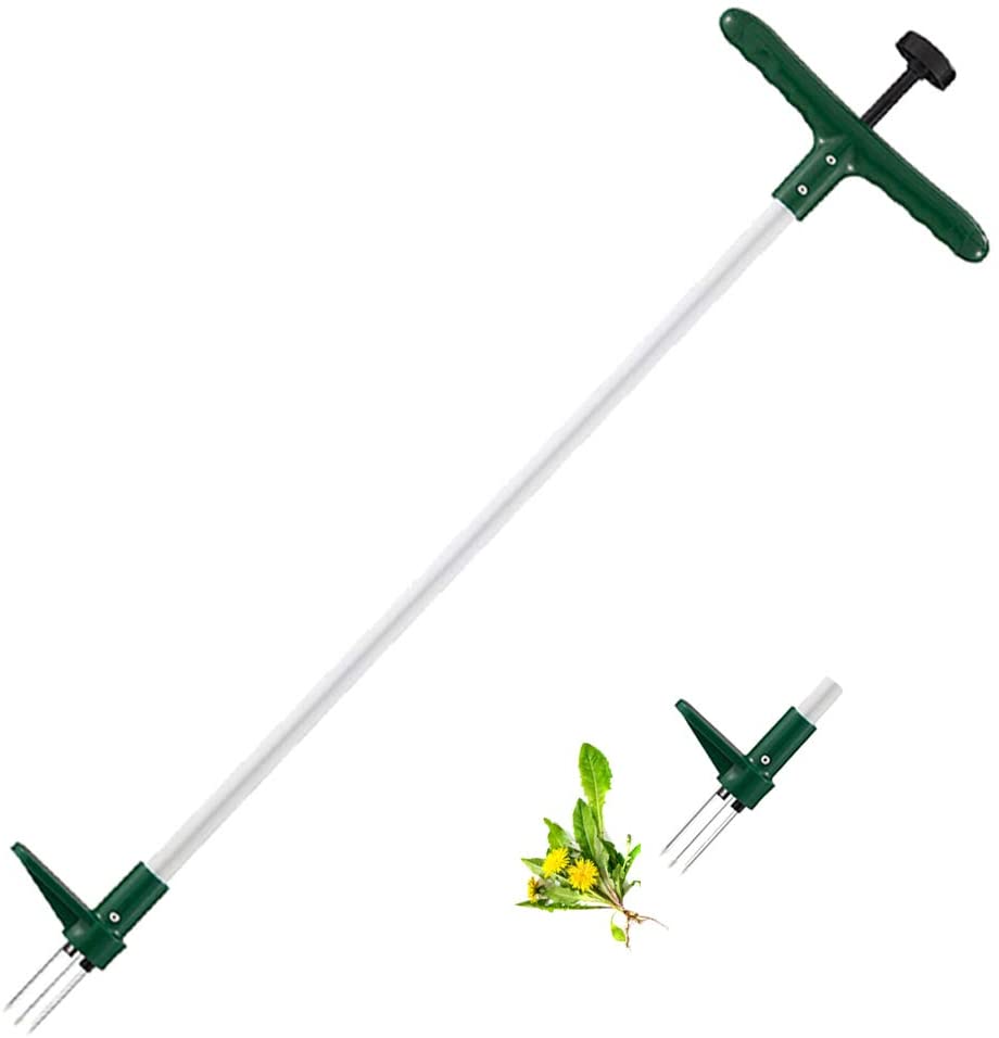 Grampa’s Weed Puller Tool – The Original Stand Up Weed Puller Tool with Long Handle