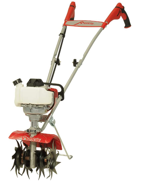 Mantis 7940 4-Cycle Gas Powered Cultivator, red