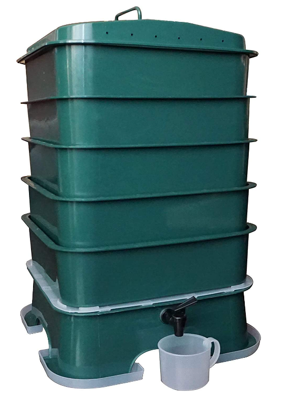 VermiHut Plus 5-Tray Worm Compost Bin