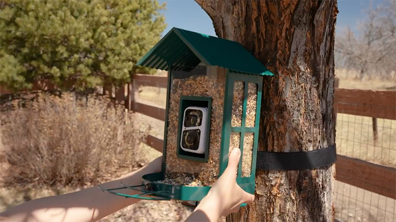 SOLIOM BF08-Smart Bird Feeder Camera with AI