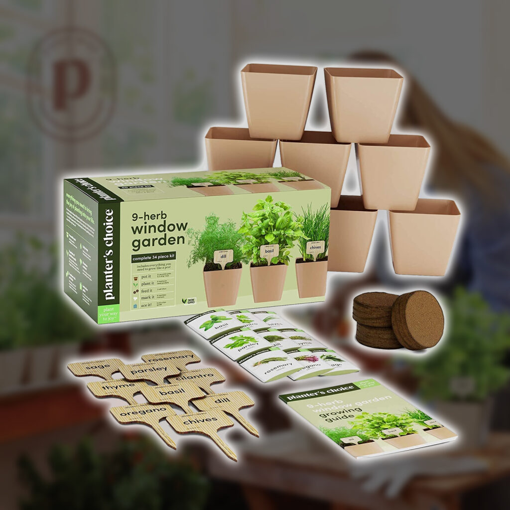 herb window garden kit